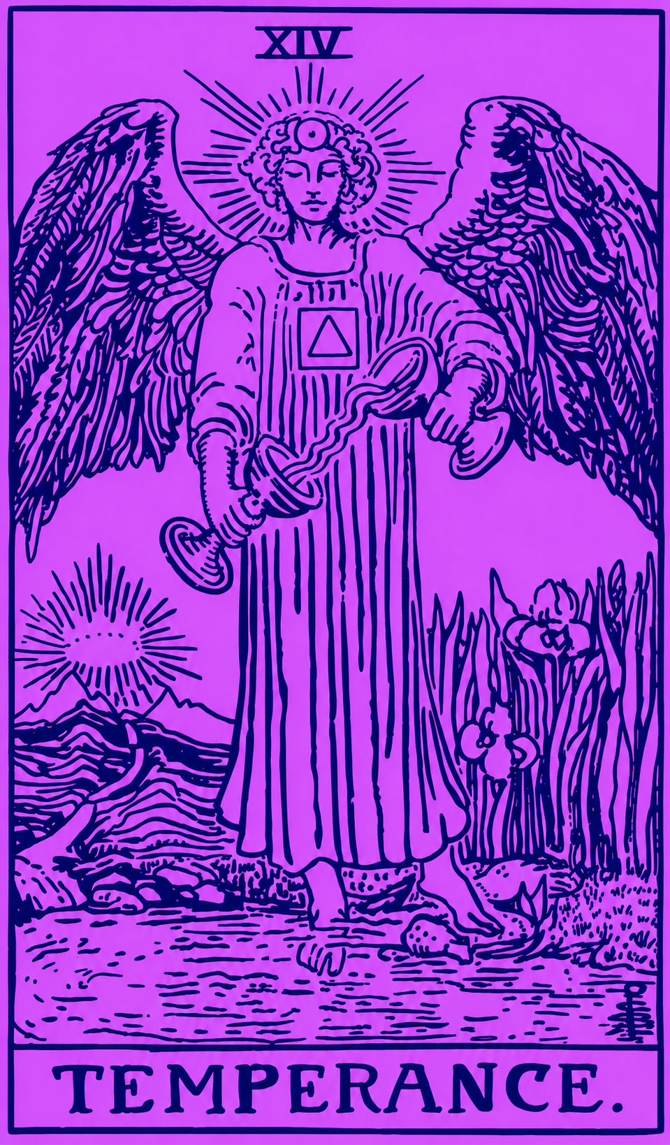 Carta de Tarot A Temperança